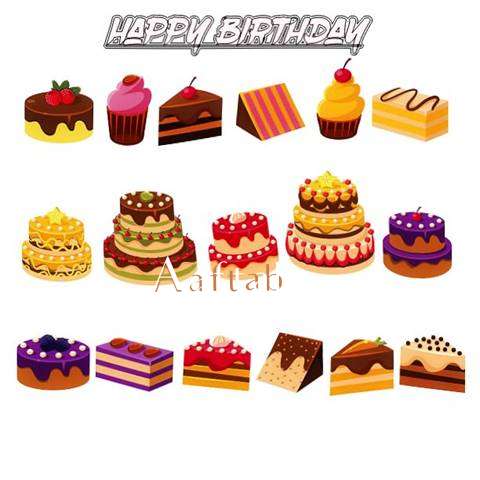 Happy Birthday Aaftab Cake Image