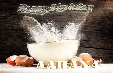 Happy Birthday Cake for Aahana