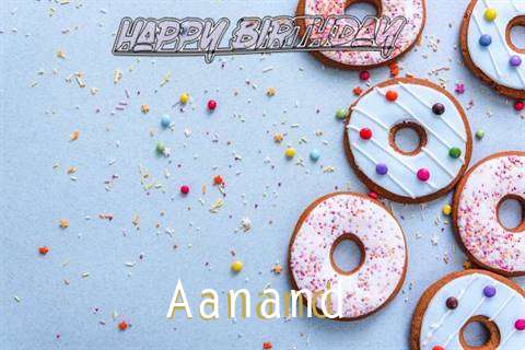 Happy Birthday Aanand Cake Image