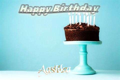 Happy Birthday Cake for Aashka