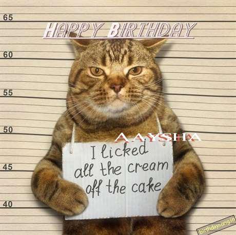 Happy Birthday Cake for Aaysha