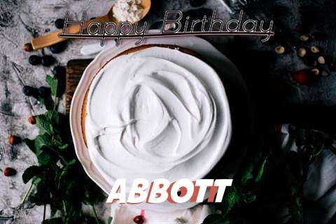 Happy Birthday Abbott Cake Image