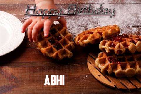 Happy Birthday Wishes for Abhi