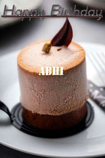 Happy Birthday Cake for Abhi