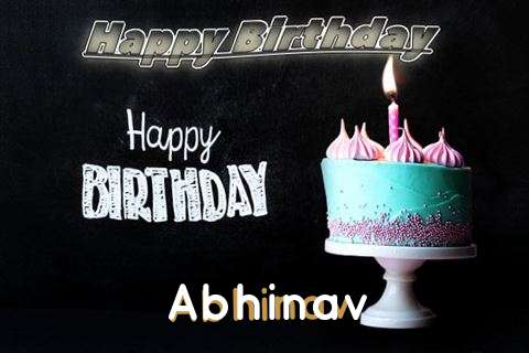 Happy Birthday Cake for Abhinav
