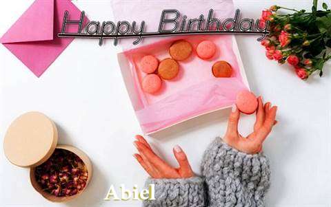 Happy Birthday Abiel Cake Image
