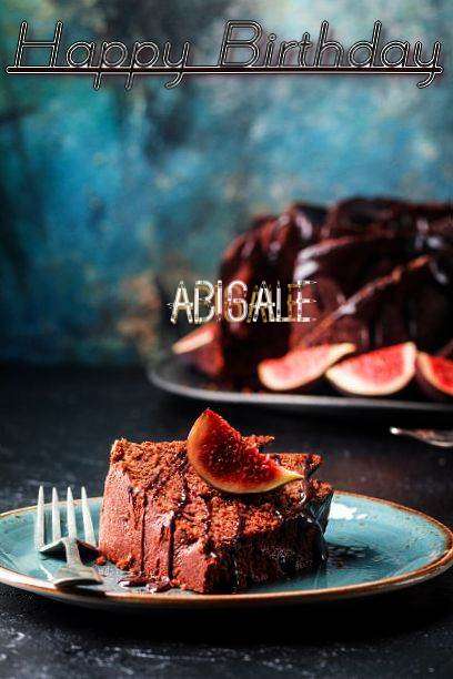 Happy Birthday Abigale Cake Image