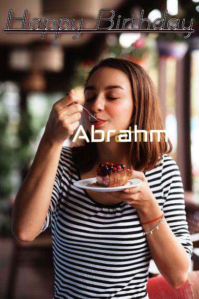 Happy Birthday Abrahm Cake Image