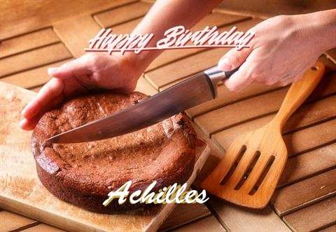 Happy Birthday Achilles Cake Image