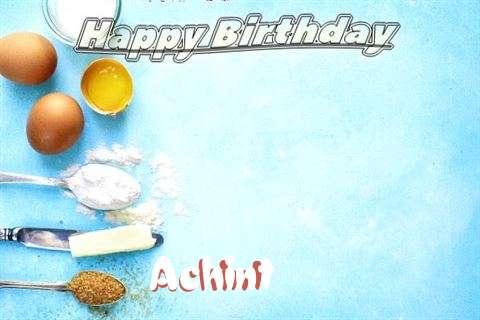 Happy Birthday Cake for Achint