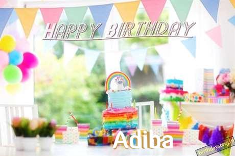 Birthday Wishes with Images of Adiba