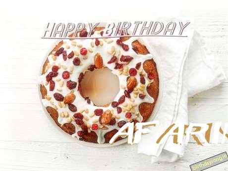 Happy Birthday Wishes for Afarin