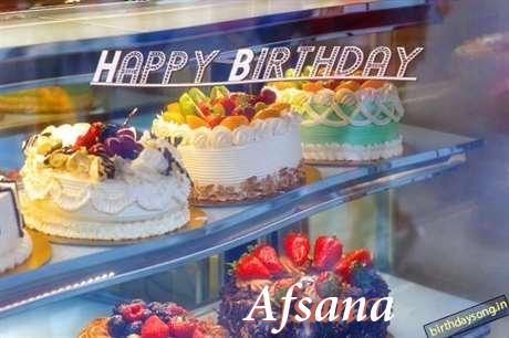 Birthday Wishes with Images of Afsana