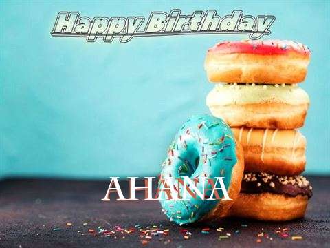 Birthday Wishes with Images of Ahana