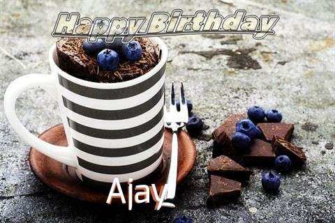 Happy Birthday Ajay Cake Image