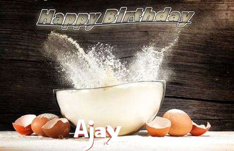 Happy Birthday Cake for Ajay