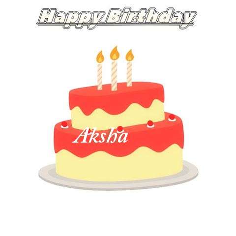 Birthday Wishes with Images of Aksha