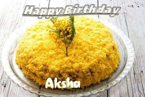 Happy Birthday Wishes for Aksha