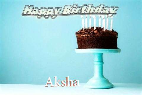 Happy Birthday Cake for Aksha