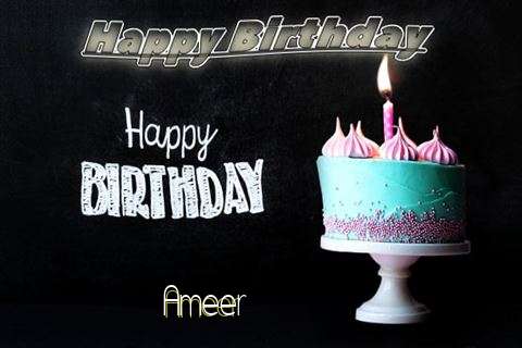 Happy Birthday Cake for Ameer