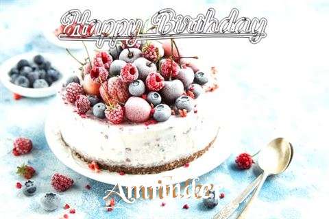 Happy Birthday Cake for Amrinder