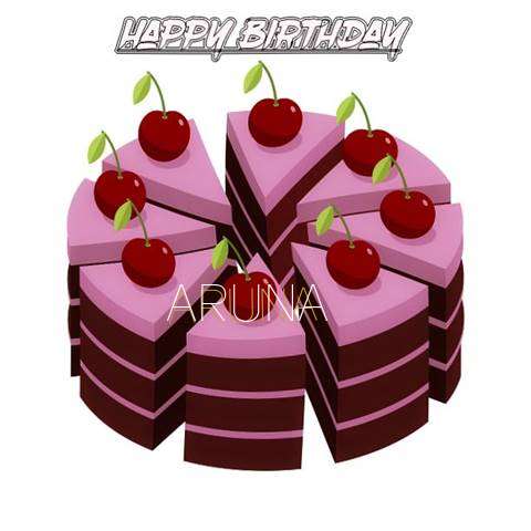 Happy Birthday Cake for Aruna