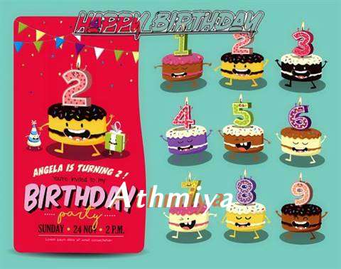 Happy Birthday Athmiya Cake Image