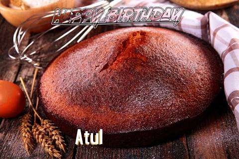 Happy Birthday Atul Cake Image