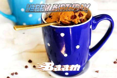 Happy Birthday Wishes for Baam