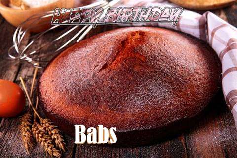 Happy Birthday Babs Cake Image