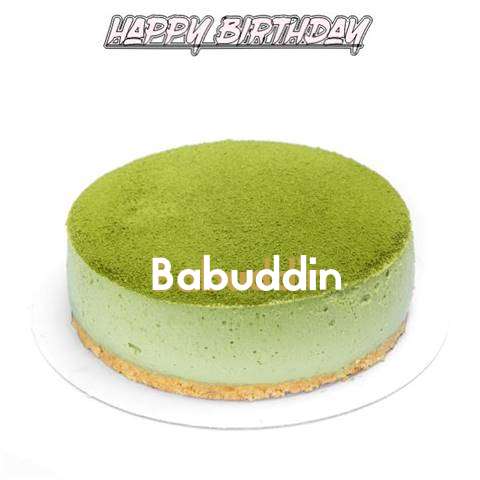 Happy Birthday Cake for Babuddin