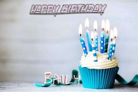 Happy Birthday Baily Cake Image