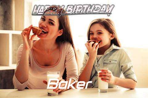 Birthday Wishes with Images of Baker