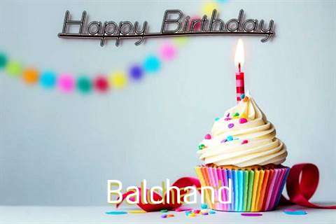 Happy Birthday Balchand Cake Image