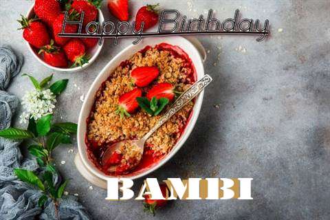 Birthday Images for Bambi
