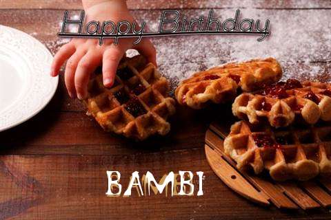 Happy Birthday Wishes for Bambi