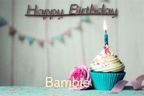 Birthday Wishes with Images of Bambie