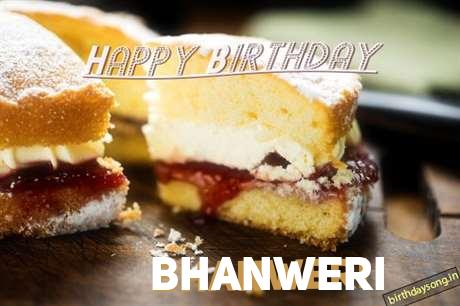 Happy Birthday Bhanweri Cake Image