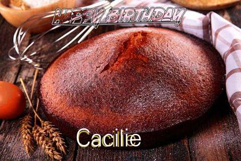 Happy Birthday Cacilie Cake Image
