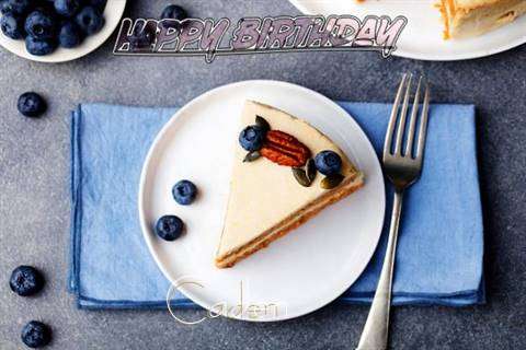 Happy Birthday Caden Cake Image