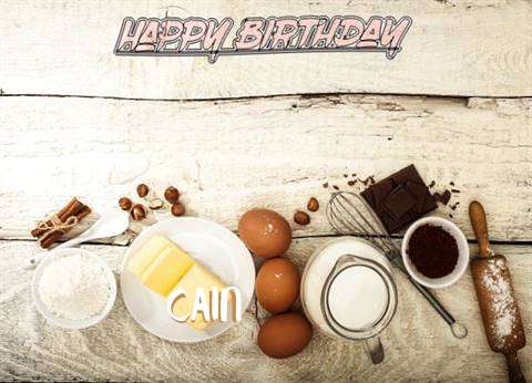 Happy Birthday Cain Cake Image