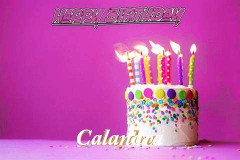 Birthday Wishes with Images of Calandra