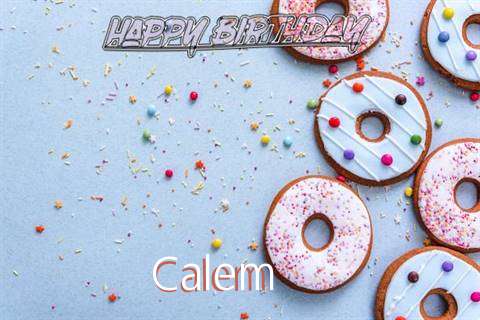 Happy Birthday Calem Cake Image