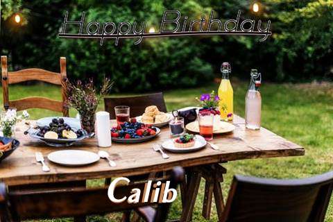 Birthday Wishes with Images of Calib
