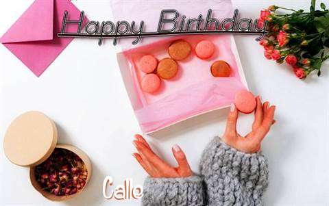 Happy Birthday Calle Cake Image