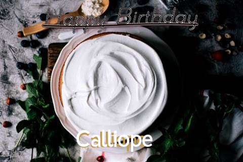 Happy Birthday Calliope Cake Image
