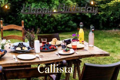 Birthday Wishes with Images of Callista