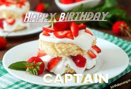 Happy Birthday Captain Cake Image