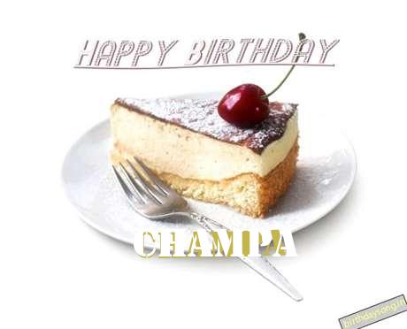 Birthday Wishes with Images of Champa