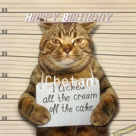 Happy Birthday Cake for Chetan